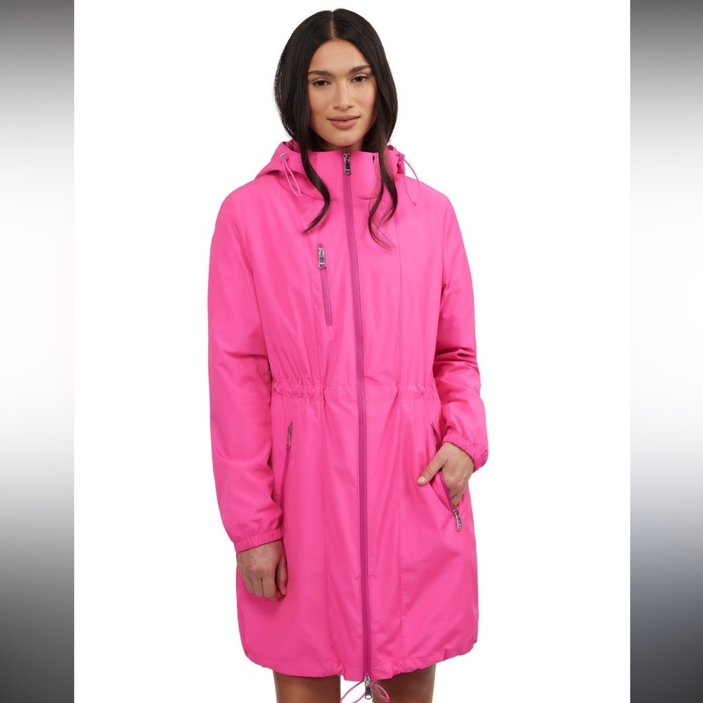 Pajar Essen Hooded Raincoat Hot Pink XS